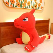 New Kawaii Charizard Soft Plush Toys Charmeleon Cute Anime Figure Cool Stuffed Animals Peluche Dolls Charmander Birthday Gifts 40cm red