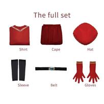 Premium 4d Shrek Costume For Halloween Featuring Stylish Retro Fabric Design L red
