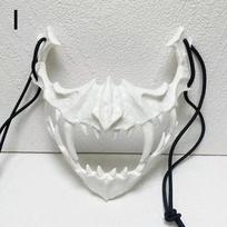 Japonijos Helovino Anime Veido Pusiau Kaukė Gyvūno Skeleto Kaukė Drakono Dievo Skeletas Cosplay Matches the image,I