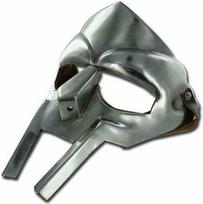 MF Doom Gladiatoriaus Kaukė Išprotėjęs Piktadarys 18g Švelnaus Plieno Veido Šarvai Replika Helovinas M aero