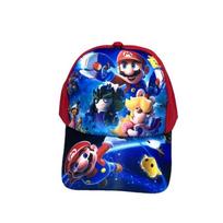 16 spalvų Super Mario Bros Animacinis Kepuraitė Luigi Siuvinėjimas Anime Figūrėlė Aksesuarai Baseball Kepuraitė Skydelis Apsauga Nuo Saulės Vaikams Dovanos 48CM-54CM blue