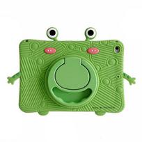 Vaikiškas dėklas, skirtas iPad 10.2 7 8 9 10 kartos stovo rankenos dangtelis Air 2 3 4 5 Pro 11 2021 2022 Mini 6th Soft Silicon Funda Capa iPad Mini 6 2021 green