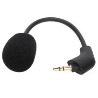 3.5mm Microphone Noise Reduction Replacement Gaming Microphone for Hyperx Cloud II Hurricane Tomahawk gray