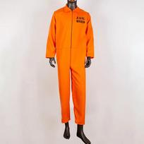 American Prisoner Costume Cosplay Costume Halloween Man Adult Prison Uniform Cosplay Jumpsuit Orange Prison Uniform XL oranžinė