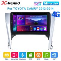 Android12 Carplay Auto Car Radio For Toyota Camry 2012 2013 2014 Multimedia 2+32GB 4G 8Core GPS Player Stereo 2din Head Unit DSP 2GB+32GB gray