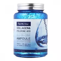 Farmstay Collagen Hyaluronic Acid All-In One Ampoule – drėkinamoji ampulė