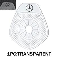 Automobilio logotipas Priekinio stiklo valytuvo angos apsauginis dangtelis Silikoninis apsauginis nuo dulkių dangtelis Priedai Benz Exclusive AMG W124 W203 W204 SPRINTER V white