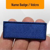 Individualizuojama lauko įrangos Velcro vardo plokštelė orange