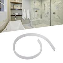 Shower Dam Barrier Water Stopper Barrier Seal Strip Shower Dam Barrier Shower Barrier Dam Countertop Water Stopper China Mainland white