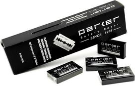 Parker razor replacement blades 5 blades 20 100 blades for a smooth and comfortable shaving experience Parker for T-shaped (double-edged / cases, gray