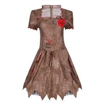 Halloween Vicious Doll Costume Halloween Ghost Bride Clown Costume Djinn Doll Bar XL brown