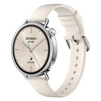 Originalus silikoninis dirželis Xiaomi Watch S4 41mm Sportinis žiedas Pakeičiami priedai Juostelė su rašto tekstūra XIAOMI Watch S4 41MM 18mm Universal white