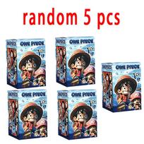 Vienas gabalas aklas dėžutė 1-8 vnt Anime Laivo figūrėlė Luffy modelis žaislas kawayi Mini valtis Piratų laivas Karinio jūrų laivyno Going Merry laivas Surinktas modelis