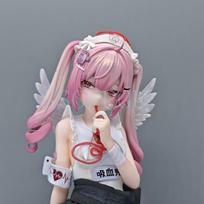 1/6 Bibi Buttons Figure Apprentice Nurse Ai Tsukuyomi 26cm Anime Girl PVC Action Figure Toy Statue Collection Model Doll Gift OPP Bag balta