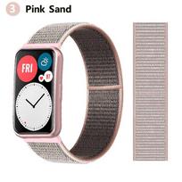nylon loop Band For Huawei Watch FIT Strap Smartwatch Accessories Wristband correa Belt bracelet pulseira Huawei Watch fit Strap black