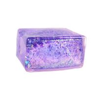 Shiny Maltose Cube Squeeze Toy Simulated Tofu Small Ice Cubes Anti Stress Slow Rebound Sensory Fidget Toy Decompression Gifts pink