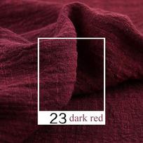 Marle Stalo Bėgikas Medvilninis Audinys Linas Cheesecloth Vienspalvis Plaunamas Gali Būti Rankų Darbo Staltiesei Vestuvių Dekorui Arkai 65x300cm tamsiai raudona spalva
