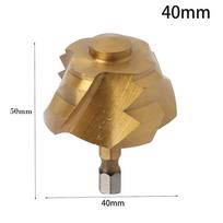 40/50/63mm PPR Lifting Stepped Drill Bit Hexagonal Shank Drill Bit Water Pipe Expansion Drill Punch Plumber Power Tools