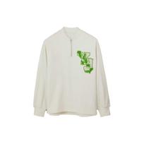 Y-3 Graphic Logo French Terry Crew Sweater Unisex Sweater White IQ2131 S beige