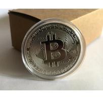 Gold Plated Bitcoin Collectible Art - Casascius BTC Metal Antique Imitation, Physical Commemorative Gift for Collection black