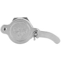 Stainless Steel Honey Flow Tap Valve Extractor Bottling Tool Stainless Steel Honey Flow Outlet with Bee gray