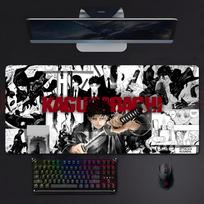 Cool Action Anime Chihiro Kkagurabachi Mouse Pad Mousepad Large Gaming Lockedge Thickened Pc Table Desk Mat 800x300x2mm gray
