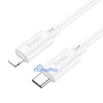 Cable USB C to Lightning Hoco PD 27W 2 m X88 white