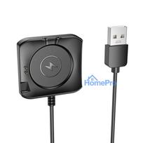 Charging cable for smartwatch Hoco 0,6 m Y28 black