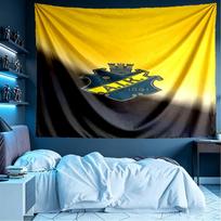 AIK Fotboll Print Tapestry, Lightweight Wall Hanging, for Bedroom, Dorm, Living Room, Home Art Decor, Birthday Christmas Gift for Friends 100cmx150cm