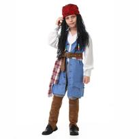 S-XXL halloween medieval caribbean pirates cosplay pirate captain party costume L