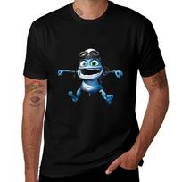 Crazy Frog Tshirt All Weather Casual Short Sleeve 4XL black