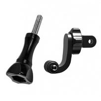 161 Vertical Bracket Adapter For GoPro 11/11/11/11/9/8 DJI Action 1 Motorcycle Helmet Chin Mount Holder Action Camera Accessory Universal