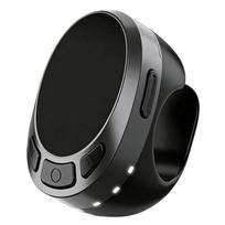 Simulator Scrolling Ring Remote Control Air Finger Ring Mouse with Touchpad for YouTube,Instagram,Kindle App,iOS,Android 5 juoda