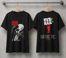 Billy Idol Tour 2026 Shirt, 80s Rock Graphic T-Shirt XL gray
