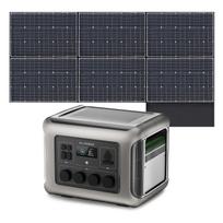 ALLPOWERS R2500 Portable Power Station 2500W (4000W Peak) 2016Wh LiFePO4 Solar Generator with Solar Panel 4 AC Outlets for Home
