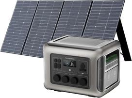 ALLPOWERS R2500 Portable Power Station 2500W (4000W Peak) 2016Wh LiFePO4 Solar Generator with Solar Panel 4 AC Outlets for Home