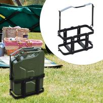 Jerry Gas Can Holder Rack Mount Accessory, Replace, Detachable, Car Oil Drum Fixed beige