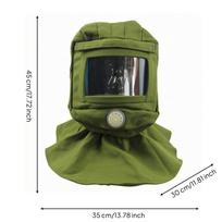 Dustproof Sandblast Hood with Window Shielding Sandblasting Long-Lasting