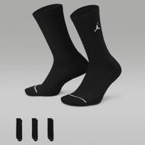 Air Jordan Everyday Crew Socks (3 Pairs) 'Black/White' L