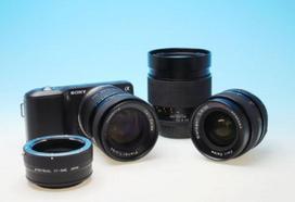 RAYQUAL Mount Adapter Contax Yashica Sony in CY-SE (Lens) - (Body) E (Made Japan) juoda