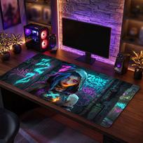 Big Mouse PadArcane Extended Soft Desk Mat Gaming Office Computer Table Decor Mat 30cmx80cm