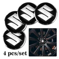4 vnt. Automobilio emblema Ratlankio centrinio dangtelio lipdukas Ratlankio ženklelio dangtelis Suzuki Swift Jimny Ignis Alto Kaiser DZire Swace Across Kizashi