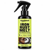 Iron Rust Remover Spray, Fast Acting Rust Melt for Metal, Removes Rust and Grime from Gears Bolts Chains Hinges, Restores Metal Shine, 100ml 3pcs