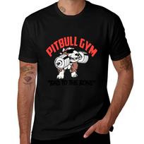 Pitbull Gym 2 Tshirt Basic Solid Color Casual Tee Shirt Tshirt 4XL black
