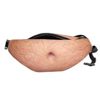 Novelty Realistic Fanny Pack Funny Fake Waist Bag for Costume Parties and Pranks One Size chaki
