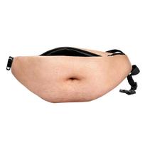 Novelty Realistic Fanny Pack Funny Fake Waist Bag for Costume Parties and Pranks One Size geltona