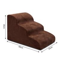 Cat Ramp Dog Stairs Steps Climbing Anti Slip Bedding Pet Ladder for Sofa Tall Bed Small ruda