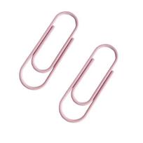 2Pcs Vibrant Color Quality Binders Clip Fashion Paper Clips Set Document Clips Pack School Office Crafting Supplies rožinė