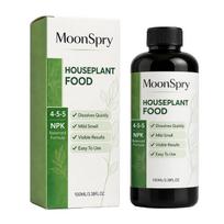 Indoor Plant Fertilizer: Contains nitrogen, phosphorus, and potassium; a sealed, stable fertilizer for watering and spraying indoor green plants 100ml black