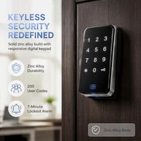Zinc Alloy Digit Code Combination Cam Lock Keyless Cabinet Coded Lock Coded Lock  Mailbox black
